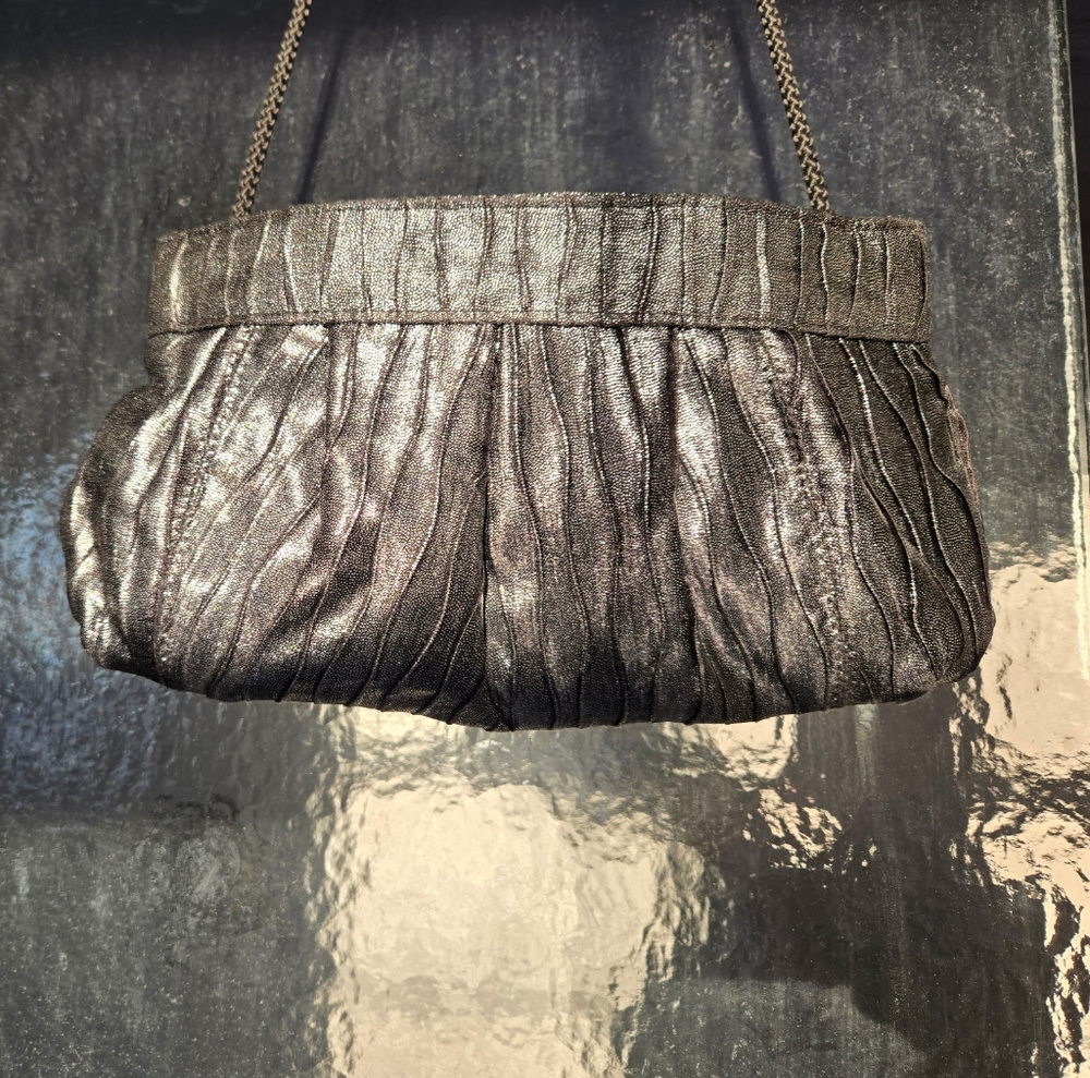 Silver clutch by style & co